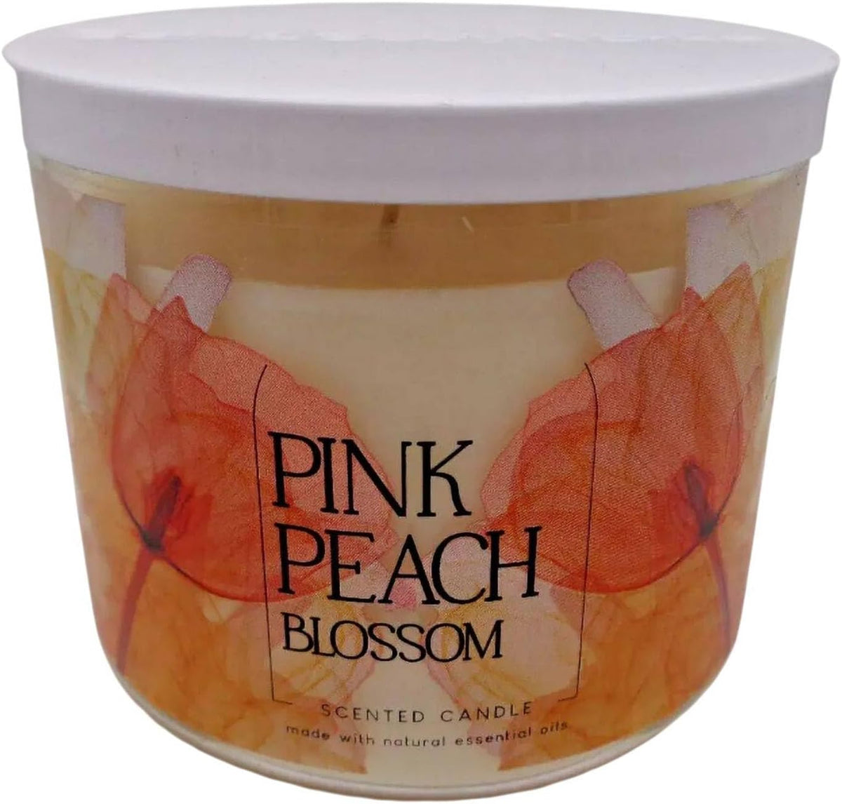 Pink Peach Blossom 3-Wick Scented Candle, 14.5 oz (411 g)