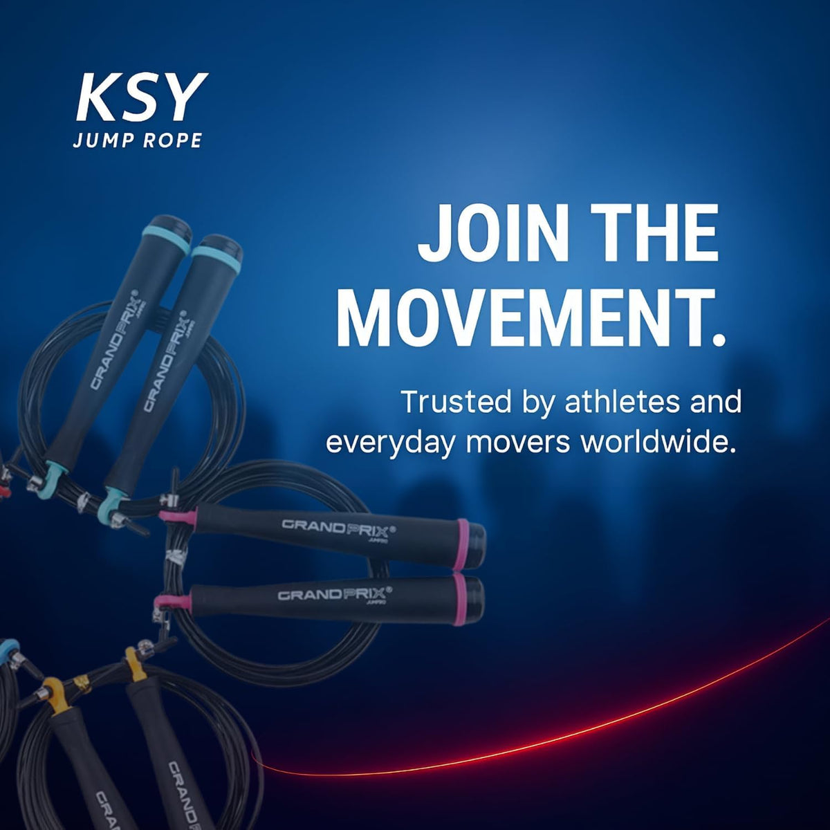 Jump Rope for Men and Women (Grand Prix Ultra Speed Series) – Adjustable Wire Rope for CrossFit, Boxing, and Fitness Training – Smooth, Fast, Tangle-Free Rotation (Made in Korea)