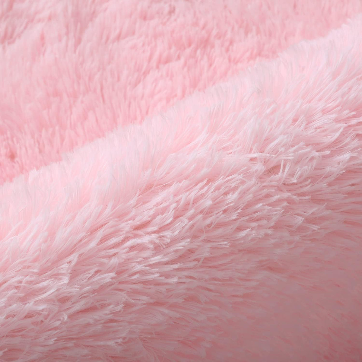 Shag Area Rugs for Bedroom Living Room,4X6 Ultra Soft Fluffy Area Rugs for Dorm,Indoor Carpet Plush Rugs for Living Room Home Decor,Pink