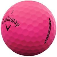 Custom Callaway Golf Supersoft Matte Pink Personalized Golf Balls - 2025 Model