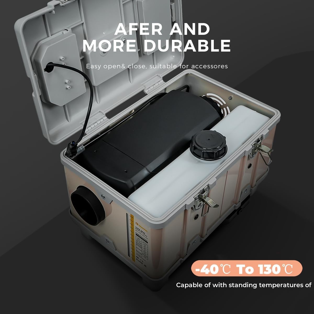 8KW Diesel Heater, 5L Compact Portable Diesel Air Heater, 12V/110V ALL IN ONE Fast Heating with APP Control, 16404ft Altitude Mode and Auto Thermostat, Parking Heater for Cars RV Camper Garage