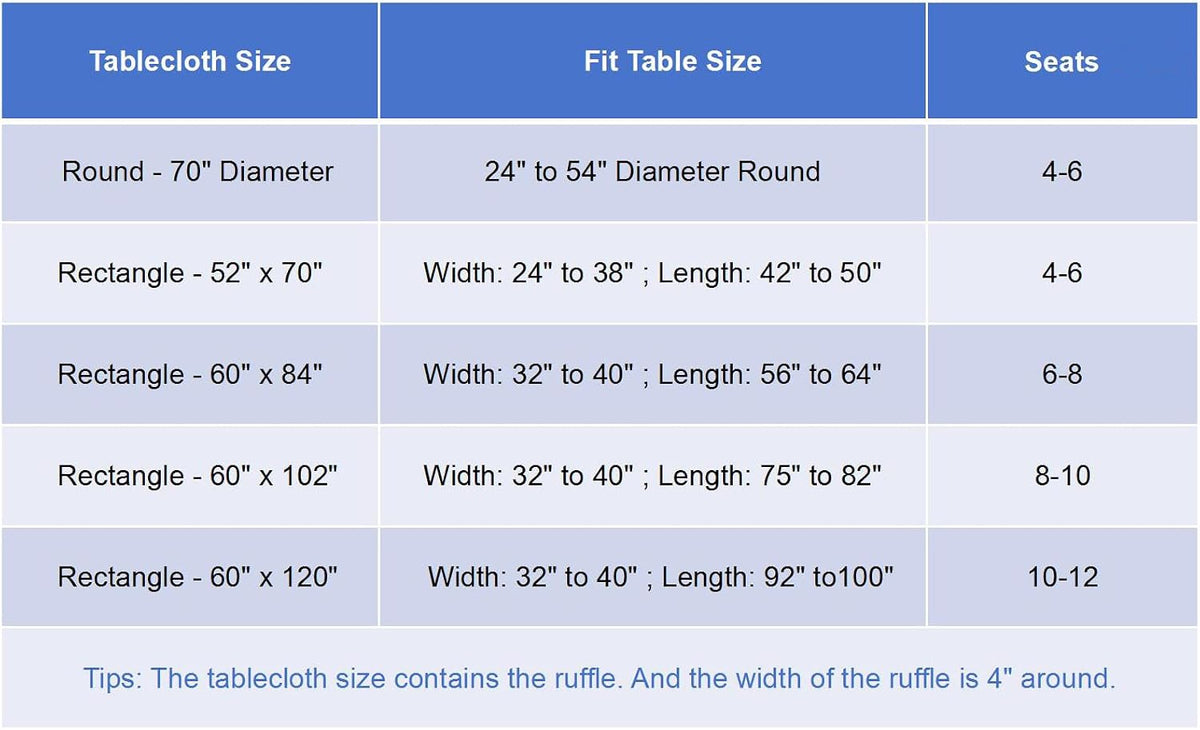 Solid Pink Cotton Ruffle Trim Tablecloth 60" × 84"