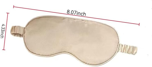 Pink Sleep Mask, Silk Eye Mask for Sleeping with Adjustable Strap, Satin Blackout Sleeping Eye Mask for Men&Women, Comfortable Blindfold Eyeshade for Night Sleep