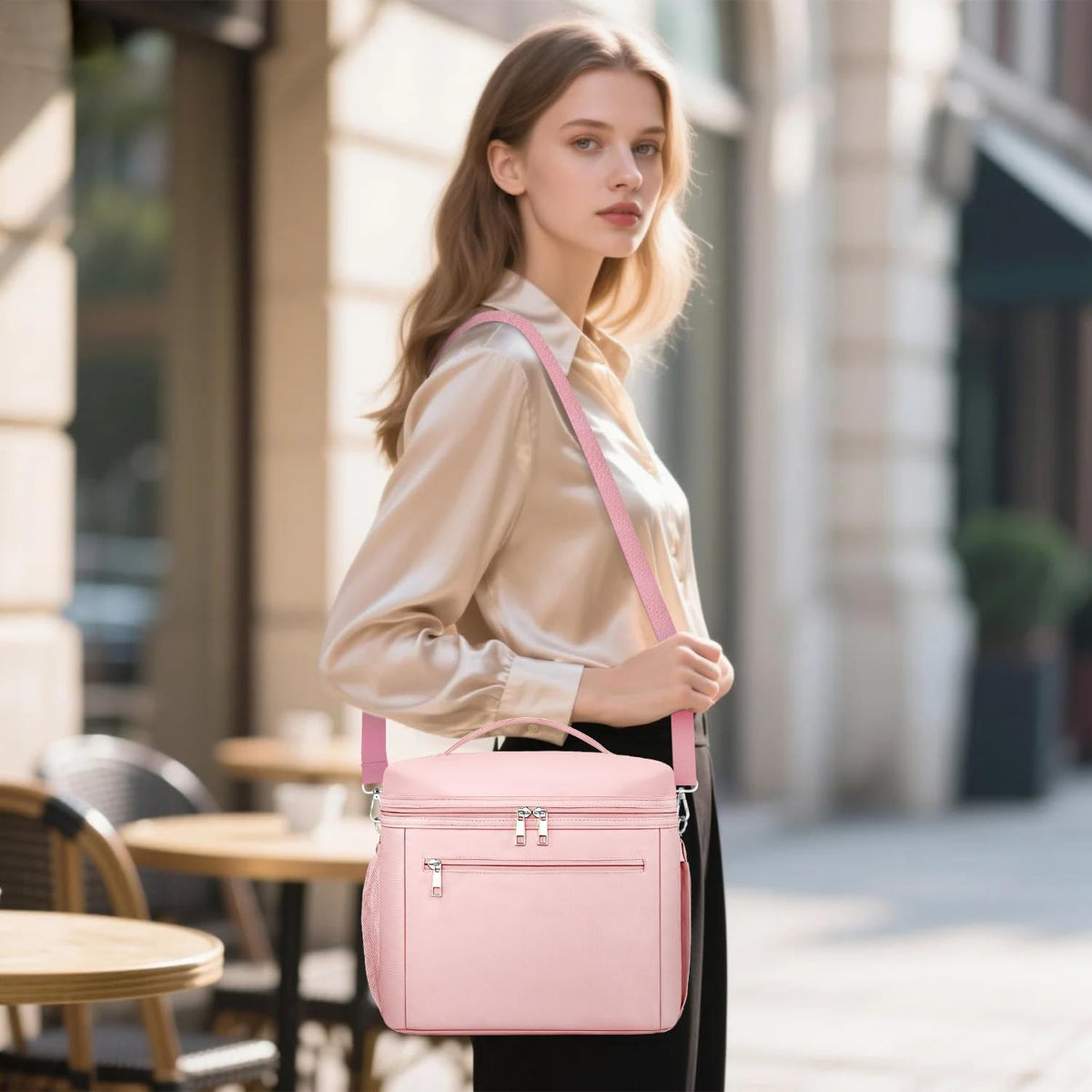Insulated Lunch Box Women Men Leak-Proof Cooler Lunch Bag