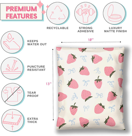 Poly Mailer Packaging Bags 10x13 Cute Shipping Envelopes