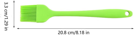 Silicone brush, Oil Brush for BBQ Kitchen Cooking Baking and Grilling (2 PCS,pink)