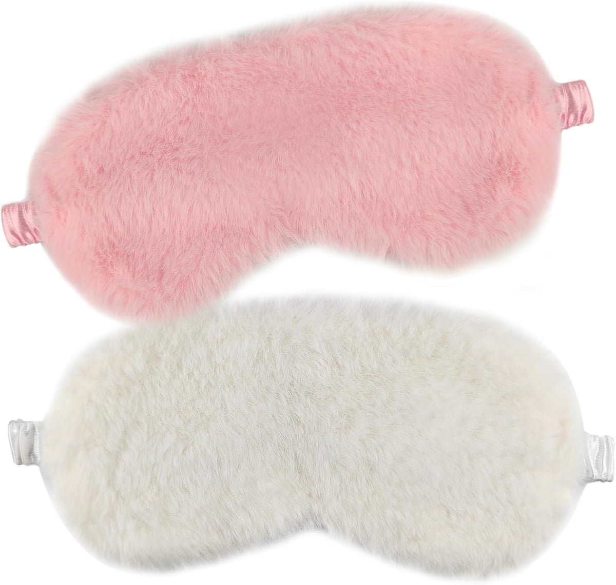 Colors Eye Mask for Sleeping, Elastic Band Plush Sleeping,1 Piece, Pink