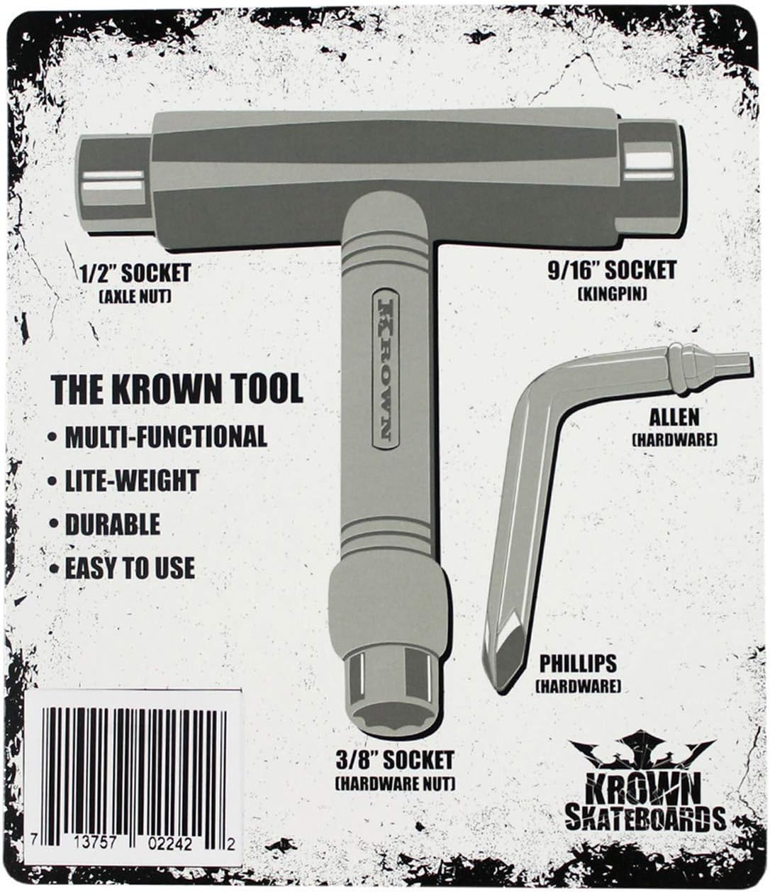 All-in-One Skateboard T-Tool with Phillips and Allen Head - Pink