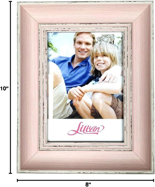 PC Pink Photo Frames(8 x 10in), Choose PS Polymer Material Environmental Protection(3175-C2T-c)