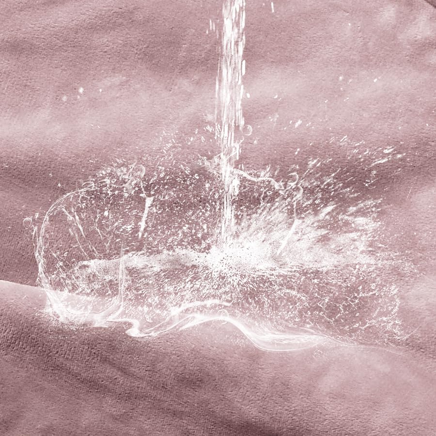 Soft Waterproof Blanket for Bed Couch Sofa, Dusty Pink, 30x40 inches