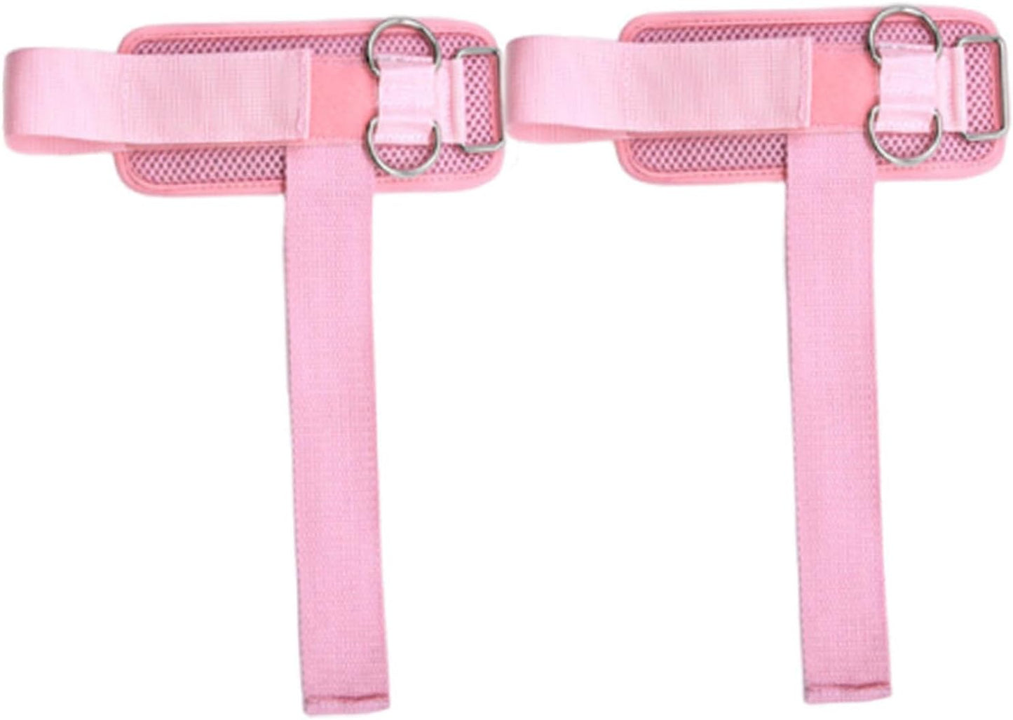 Set of 2 Wrist Straps for Weightlifting, Fitness Equipment with Double D-Rings for Training.