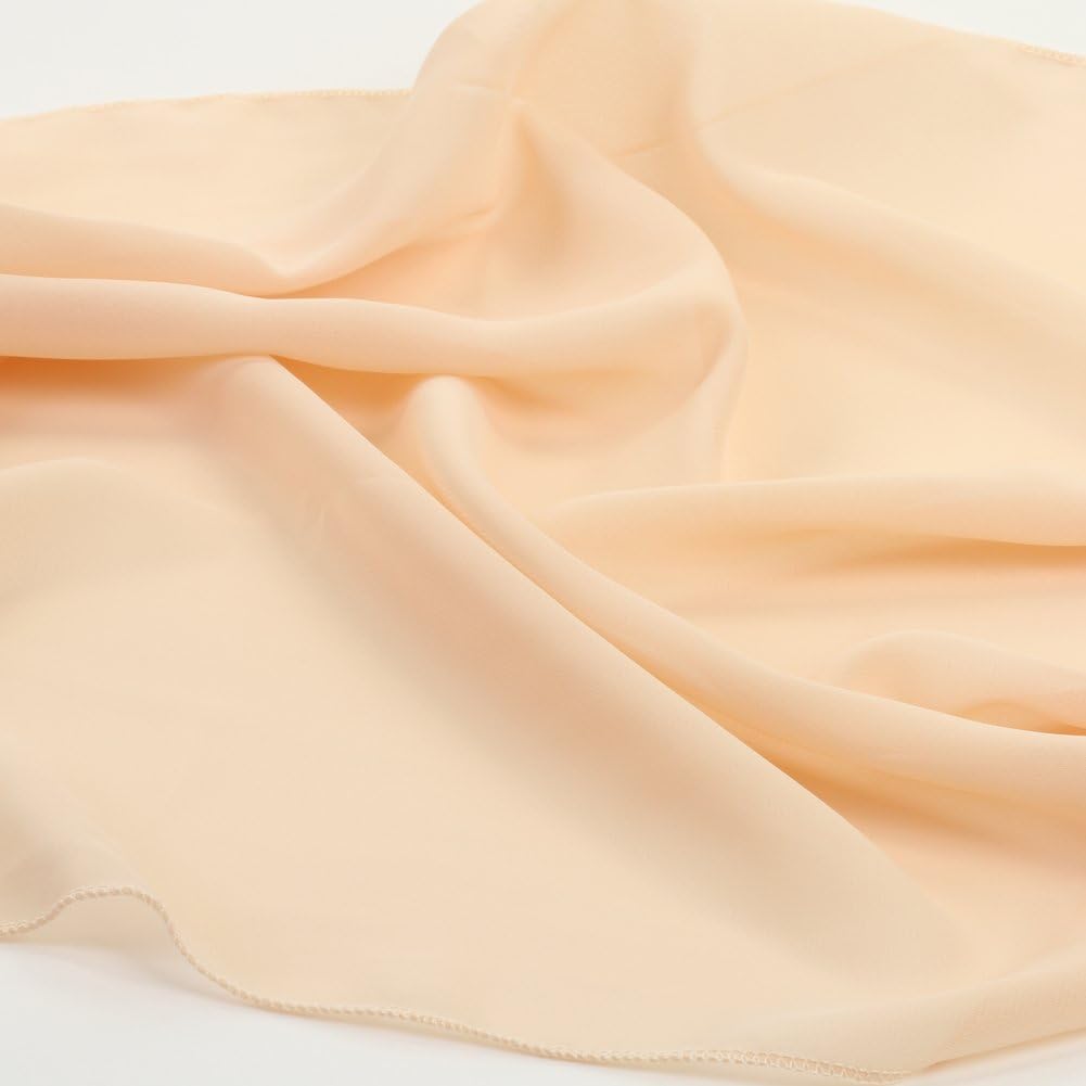 Koyal Wholesale 1Pcs Blush Peach Chiffon Table Runner 180 Inches Chiffon Table Runner Blush Quince Wedding Sheer Pink Table Runners, Baby Bridal Shower Easter Mothers Day Decorations