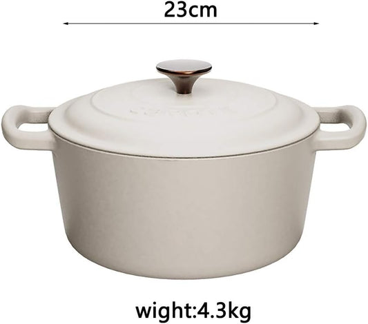 Ceramic Pot Sauce Pan Saucepan with Lid Small Multipurpose Use Cooking Pot for Home Kitchen Even Heating Base (Color : Pink) (Pink)