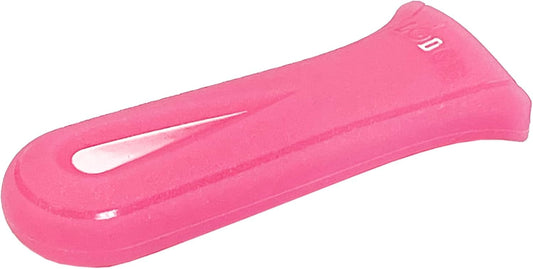 Lodge Silicone Deluxe Hot Handle Holder - Dishwasher Safe Hot Handle Holder Designed for Lodge Cast Iron Skillets - Reusable Heat Protection Up to 500° - Roller-Disco Pink
