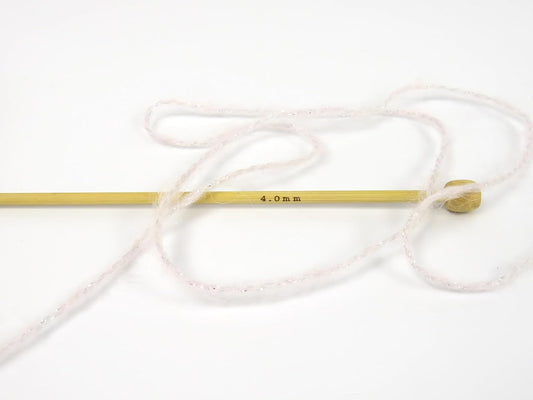 Powder Pink, Silver Charm - DK Weight Metallic Sparkle, Mohair Wool Acrylic Nylon Blend Yarn with Sparkle 50 Grams (1.75 Ounces) 200 Meters (218 Yards)