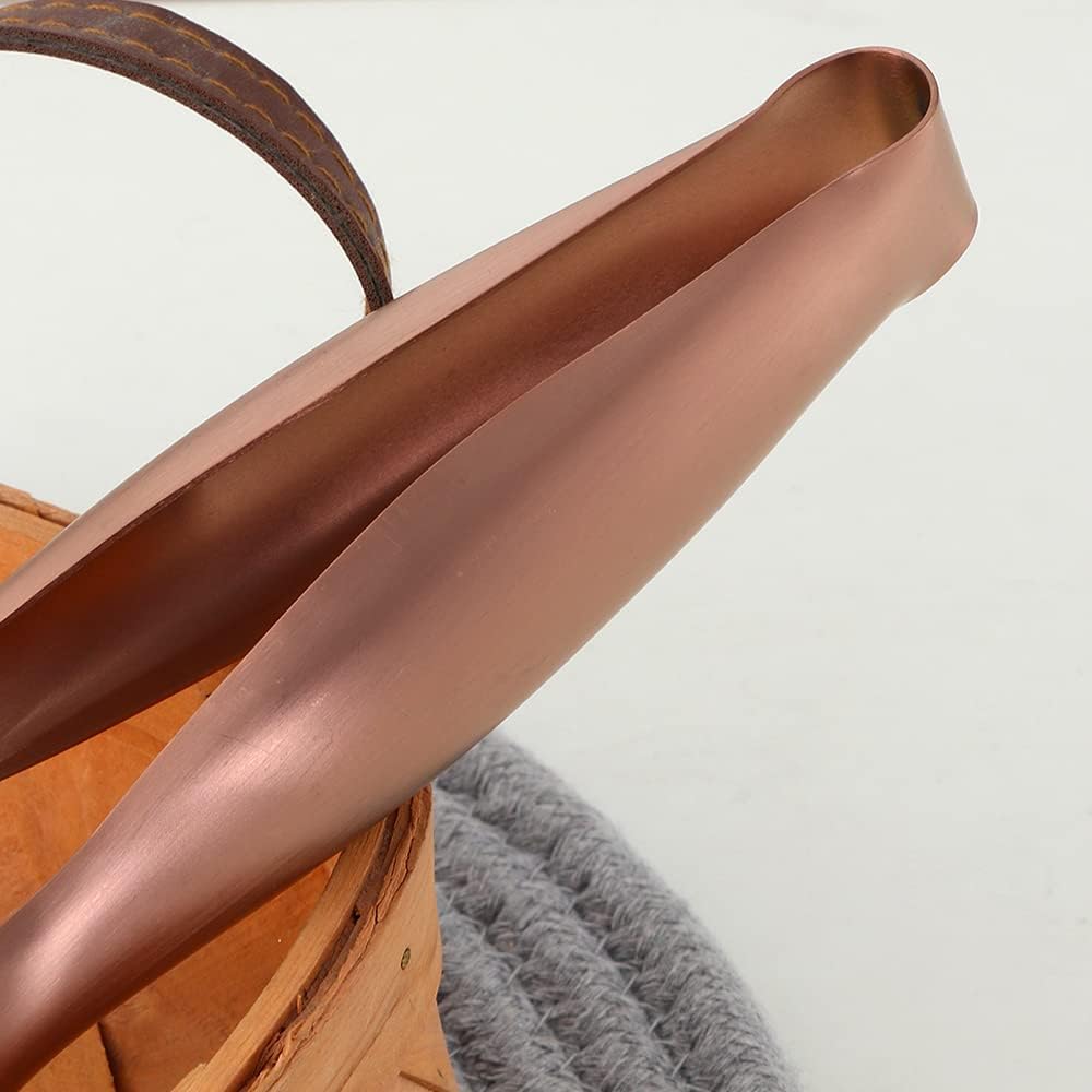 Stainless Steel Serving Spoons Set of 4 Large 10-in Serving Spoon & Slotted Spoon & Serving Fork & Serving Tong for Catering Banquet Buffet Serving Utensils,Dishwasher Safe (Rose Gold), C124US