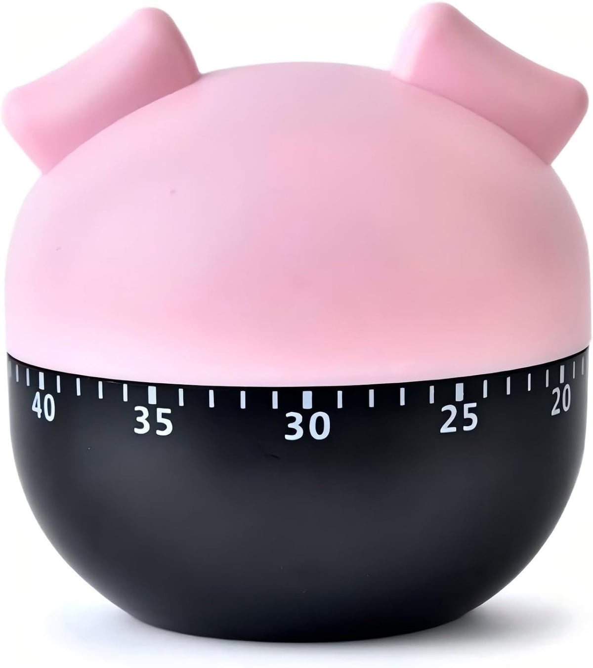 Piggy Kitchen Timer - Cute Manual Egg Timer & Baking, Kitchen timers for Cooking, Perfect for Home Chefs, Bakers & Parents (Pink)