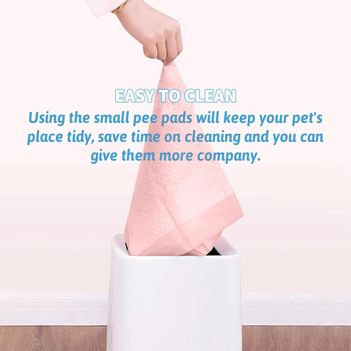 Rabbit Pee Pads 20 Pcs 18"× 13" Disposable Cage Liners Leak-Proof Super Absorbent Potty Training Pad for Puppy Guinea Pigs Hedgehog Hamsters Chinchillas Cats and Other Small Animals