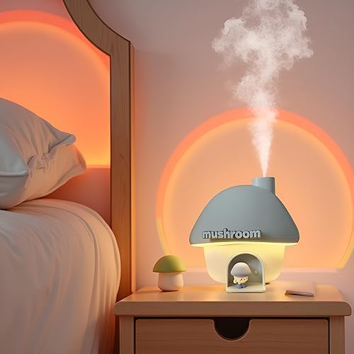 Mushroom House Humidifier, Pink