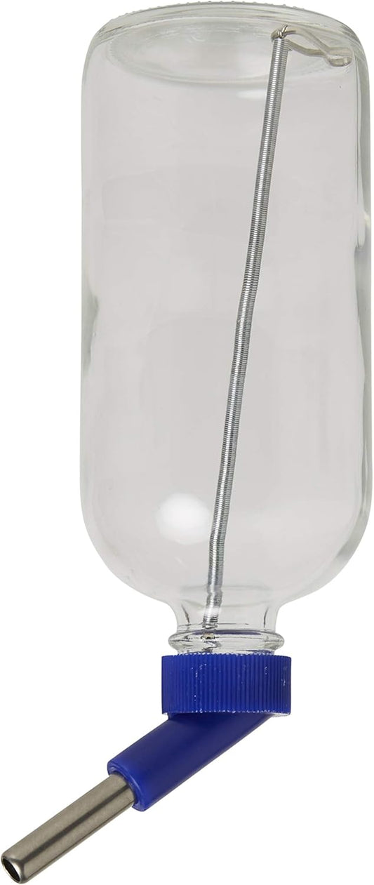 Lixit Glass Water Bottles for Small Animals and Birds (16oz), Clear (COMINHKR016337)