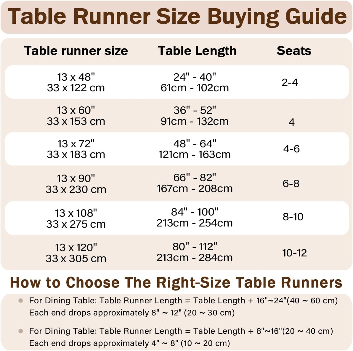 Peach Runner Leaf Decoration Table 60x13 Inch