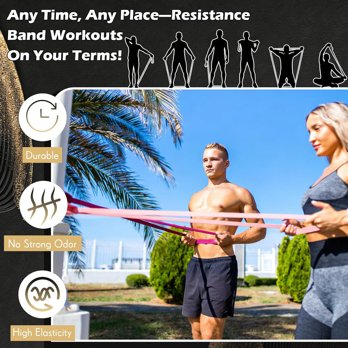 Seenelling 5 Level Resistance Bands
