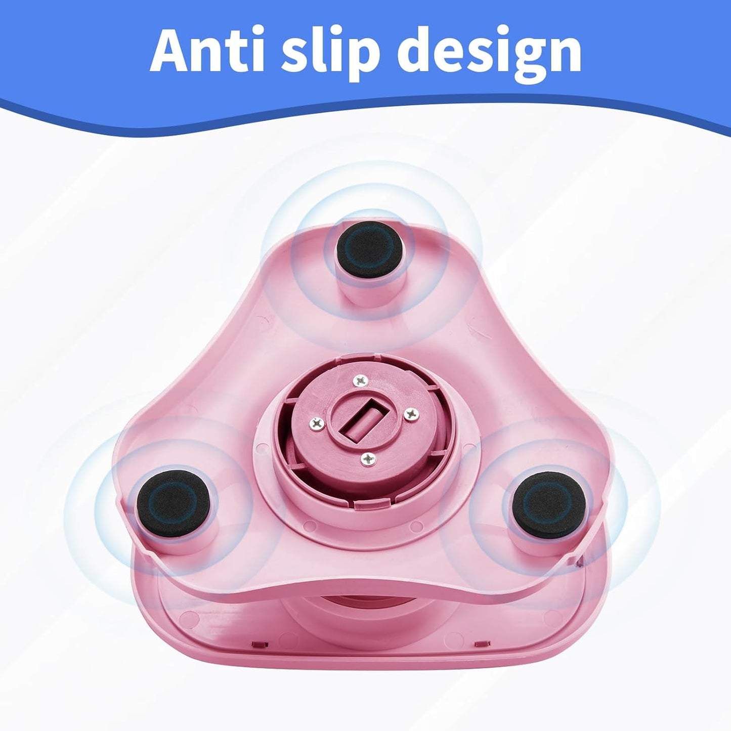 Foot Rest Under Desk ,Ergonomic Foot Stool Under Office Desk - Rocking for Fidgeters,Effectively Relaxes The Leg Muscles,Detachable and Easy to Assemble,2 Pieces Pink