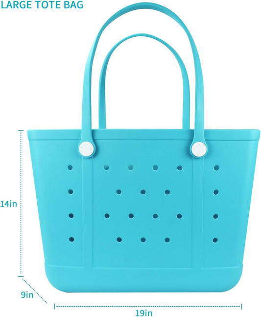 Lightweight Extra large Rubber Beach Bag Small mini Tote Bag for Gym Waterproof medium Open Handbag for Pool Sports