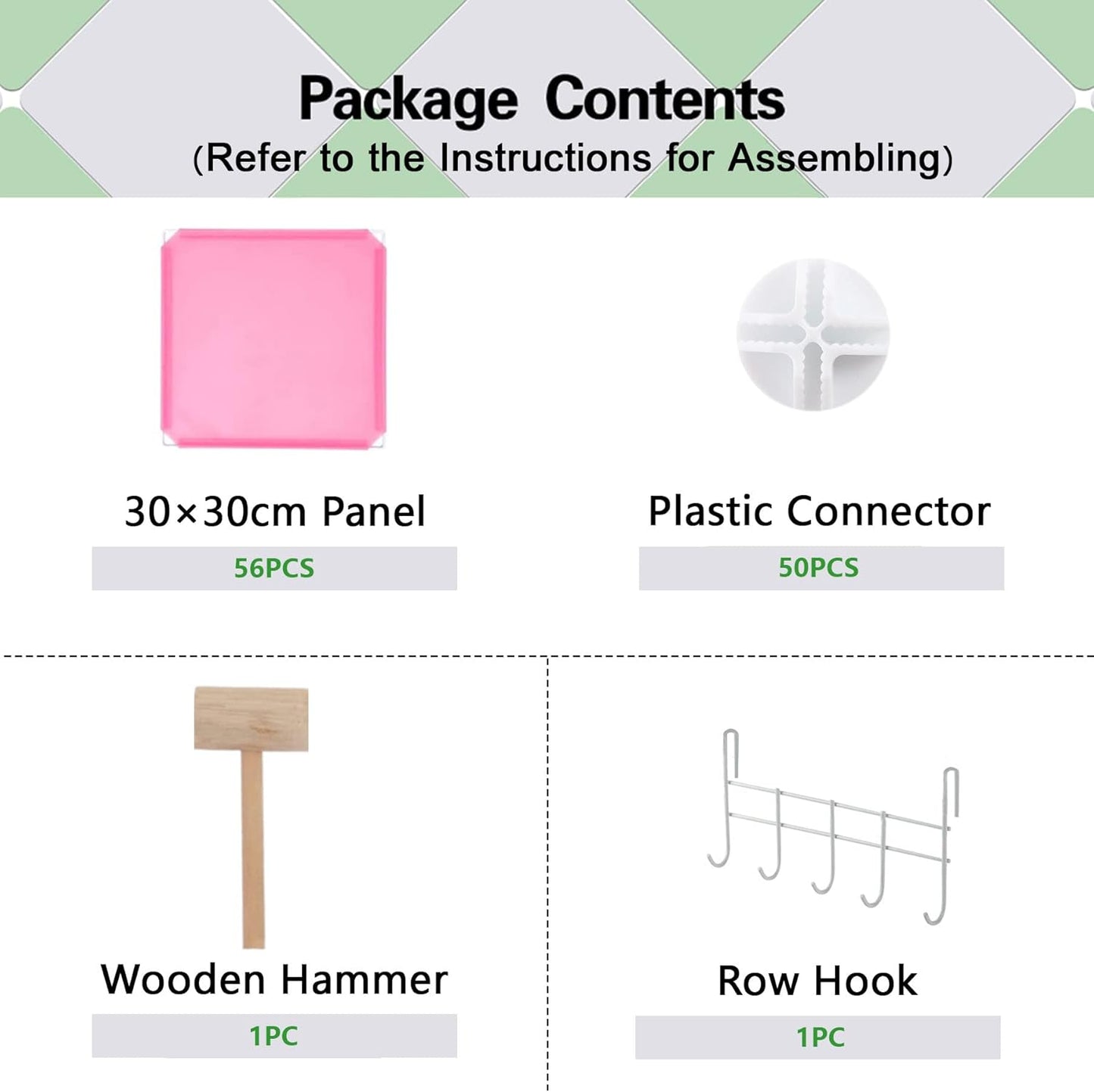 C&AHOME Cube Storage Organizer, 16-Cube Shelves Units, Plastic Storage Cubes, DIY Closet Organizer, Modular Closet Storage Shelves Ideal for Home, Bedroom, 48.4" L × 12.4" W × 48.4" H Pink UPCS16P