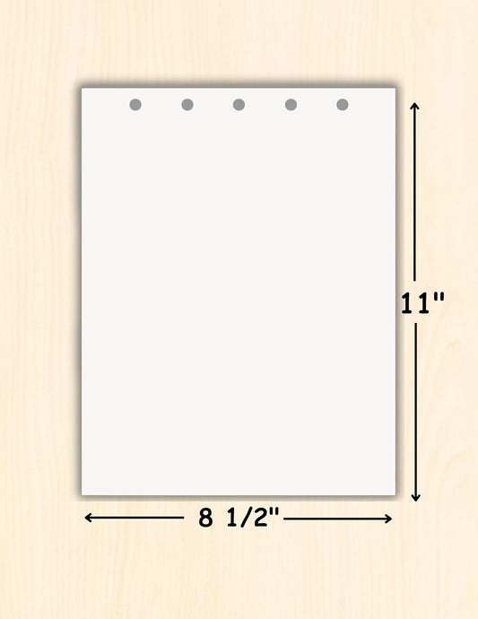 Limited Papers(TM) Writing and Copy Paper, Variation of Colors 8.5" x 11", 5 Hole Top-Punched, 20 Pound Text, 500 Sheets Per Ream. (500, Peach)