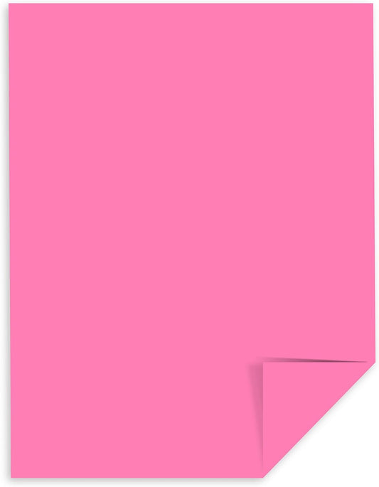 Neenah Astrobrights Color Paper, 8.5†x 11†, 24 lb/89 GSM, Pulsar Pink, 500 Sheets (21031)