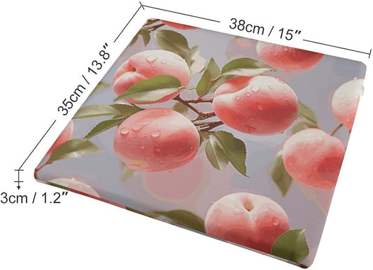 Pink Peach Cushion Soft Square Chair Pad Cute Sofa Cushion Uniquely Plush Memory Foam Core Chair Cushion Remarkably Supportive Ergonomic Cushion for Sofa Living Room Work