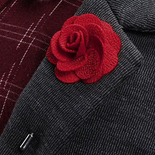 Flairs New York Gentleman's Essentials Premium Handmade Flower Lapel Pin Boutonniere