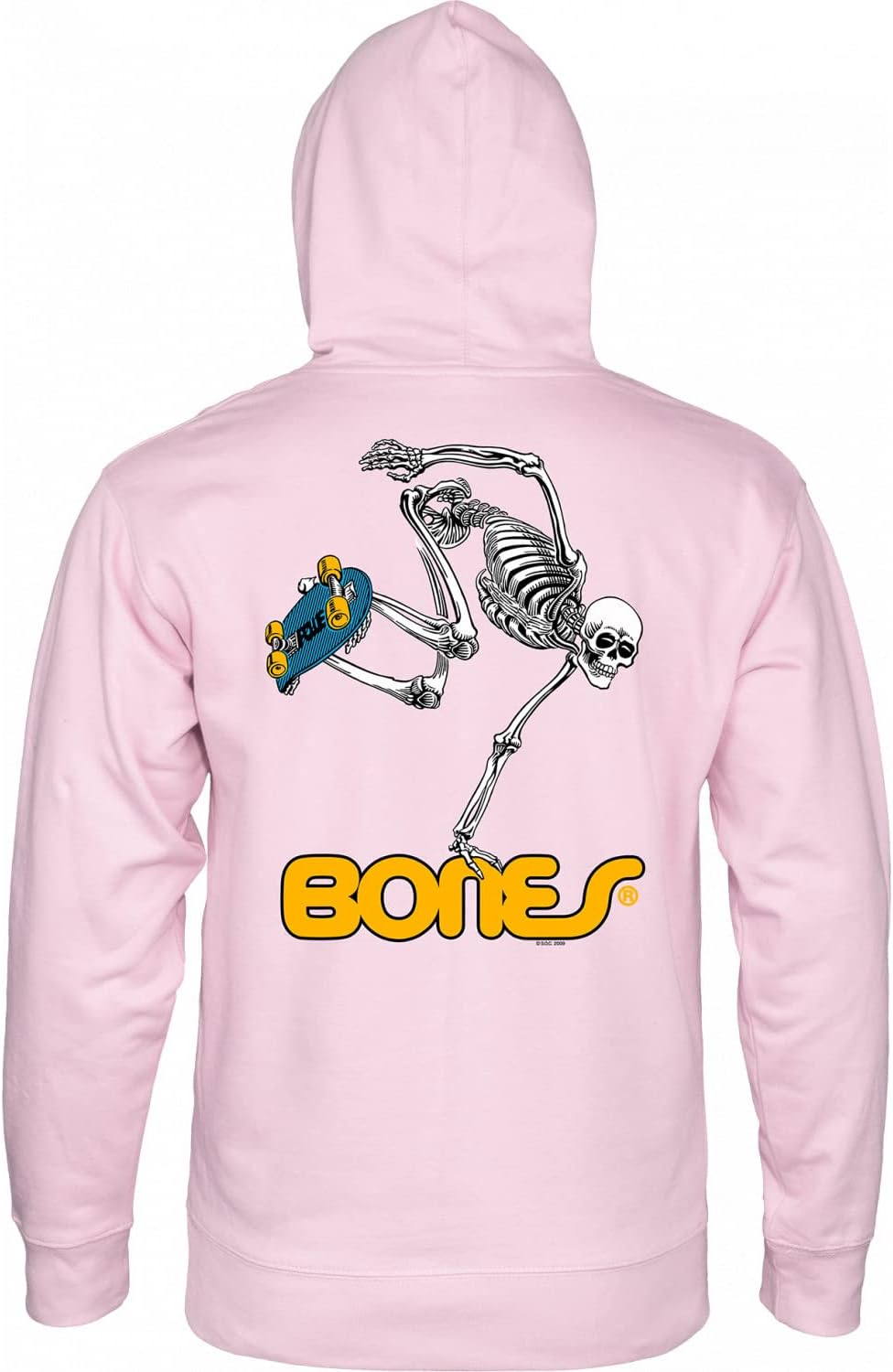 Powell Peralta Skateboard Hoody Skateboard Skeleton Light Pink M