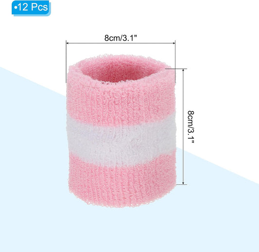 MECCANIXITY Sports Wristbands Absorbent Sweatband Competition Wrist Band Sweat Band for Men Women Tennis Basketball