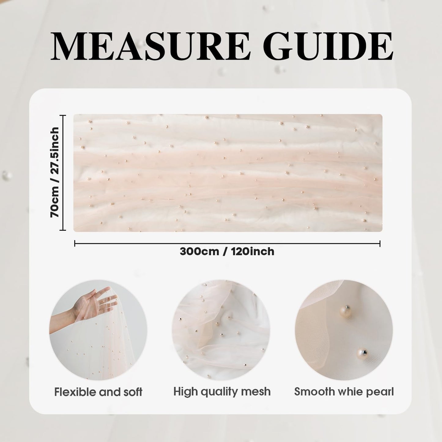 Artoid Mode Pearl Pink Gauze Table Runner 120 Inch 10FT, Seasonal Sheer Dining Holiday Wedding Birthday Baby Shower Table Decor for Home Party