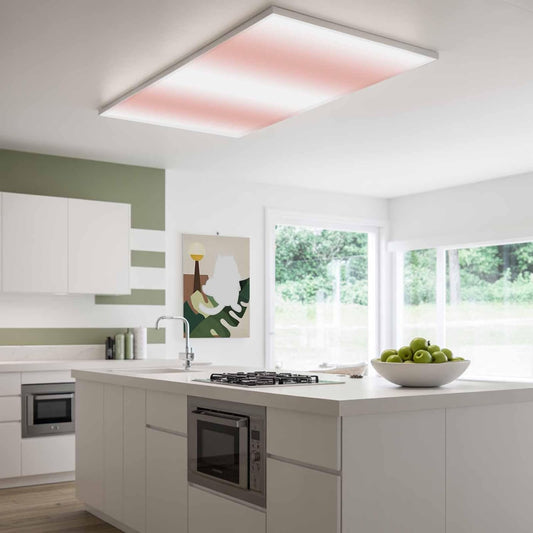 1 Pack Pink White Ombre Fluorescent Light Covers Gradient Color 4 x 2 Feet Light Covers for Ceiling Lights Classroom, Magnetic Light Filters for Office, Hospitals, Home