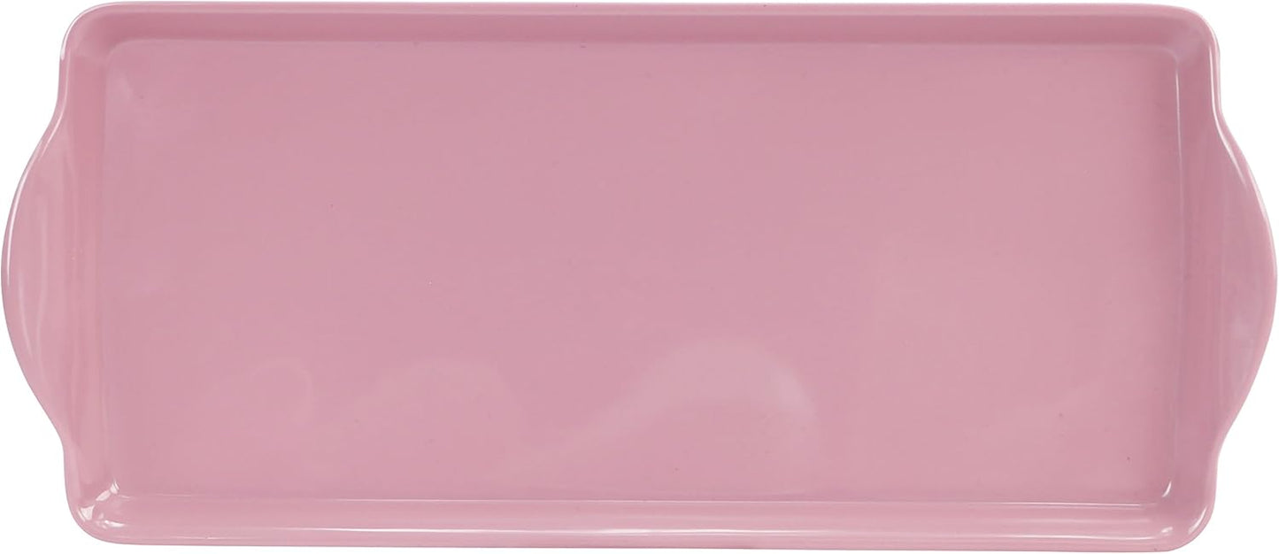 Calypso Basics Reston Lloyd Melamine Tidbit Tray, Pink (06601)