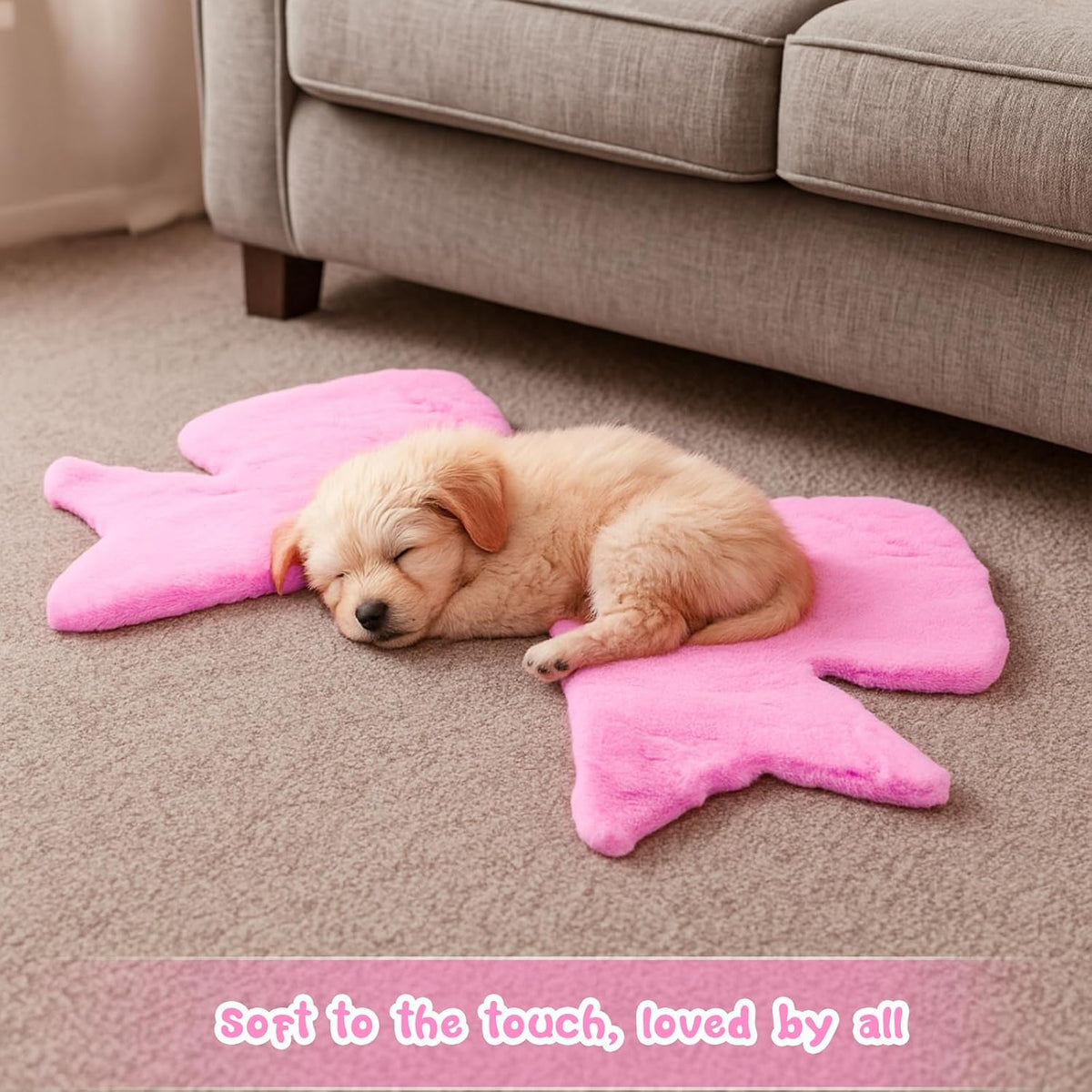 Pink Bow Rug 2x3 ft Coquette Bow Area Rug for Girls Bedroom Decor