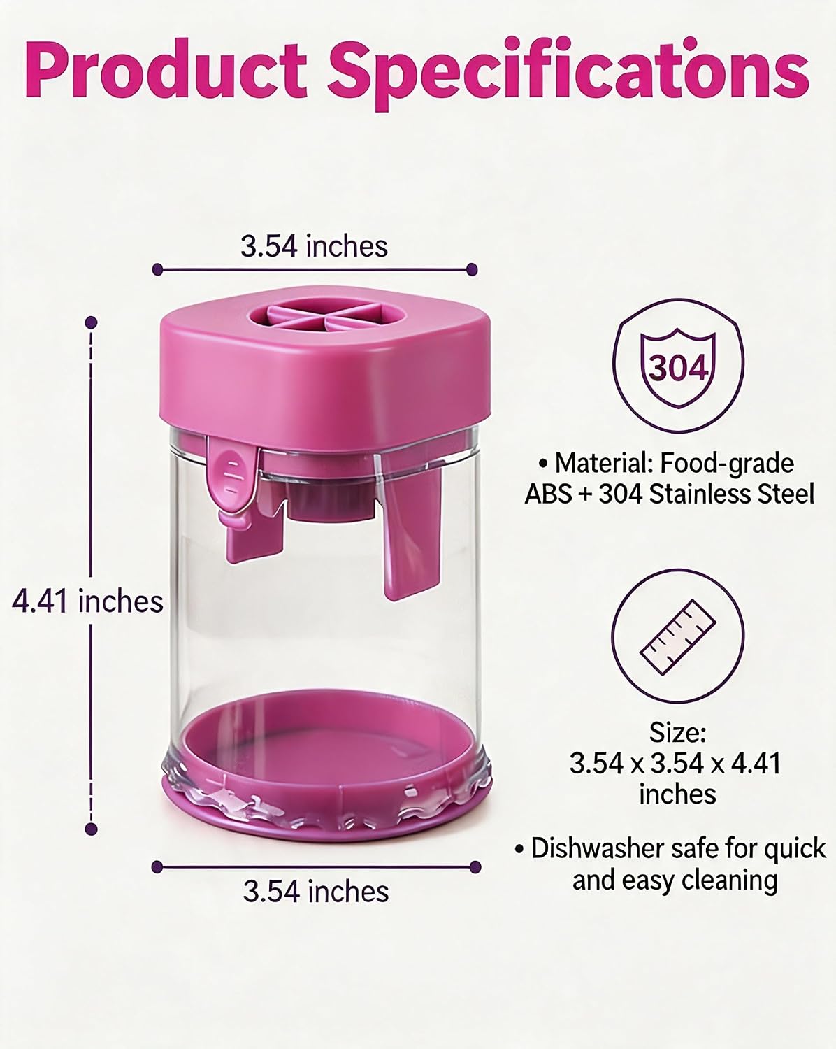 Grape Cutter for Toddlers Baby-Led Weaning, Pink