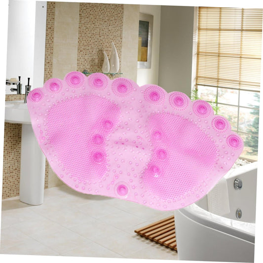 Bathroom Non-Slip Mat Slip Rug Quick Dry Absorbent Shower Bath Mat Washable Kitchen Rug Floor Pink