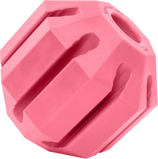 KONG Puppy Activity Ball - Soft & Durable Natural Puppy Rubber Dog Toy - Chew Toy for Teething Puppies - Eases Aching Teeth & Gums - for Small Puppies - Pink