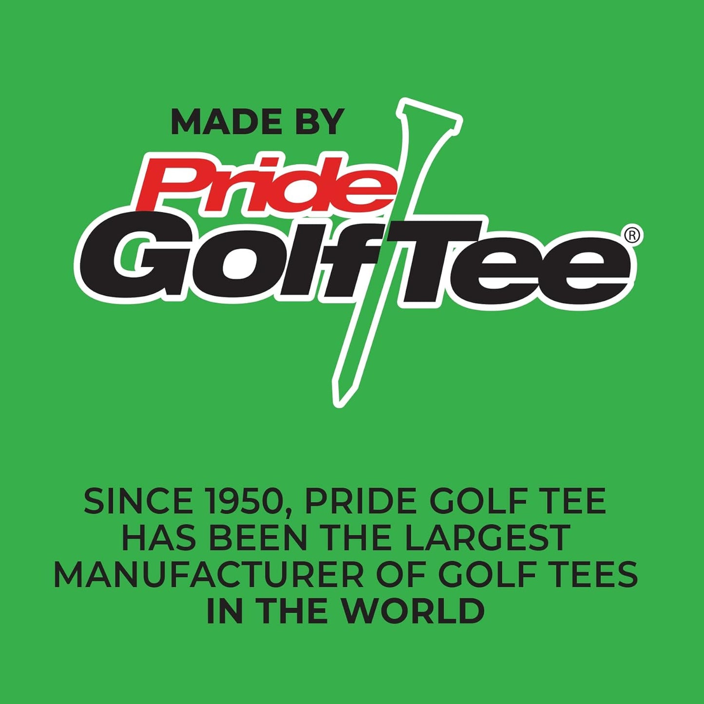 Pride Performance 3-1/4" Golf Tee, 30 Count
