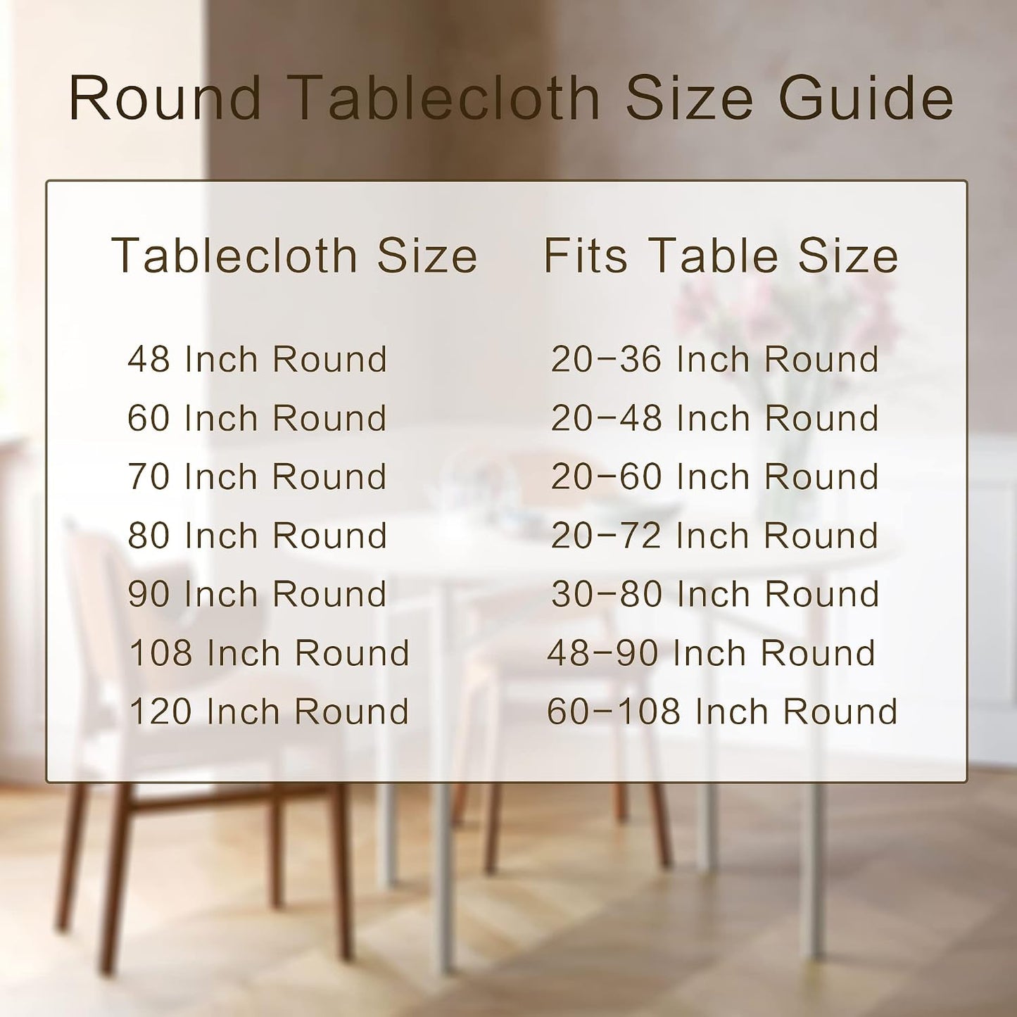 sancua Round Tablecloth - 90 Inch - Water Resistant Spill Proof Washable Polyester Table Cloth Decorative Fabric Table Cover for Dining Tables, Buffet Parties and Camping, Pink