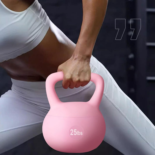 SogesHome Soft Kettlebells with Iron Sand Fill, Wide-Grip Handle, Shock-Proof Design - Ideal for Strength Training - Fitness Kettlebells for Home Gym, Men, Women, Children