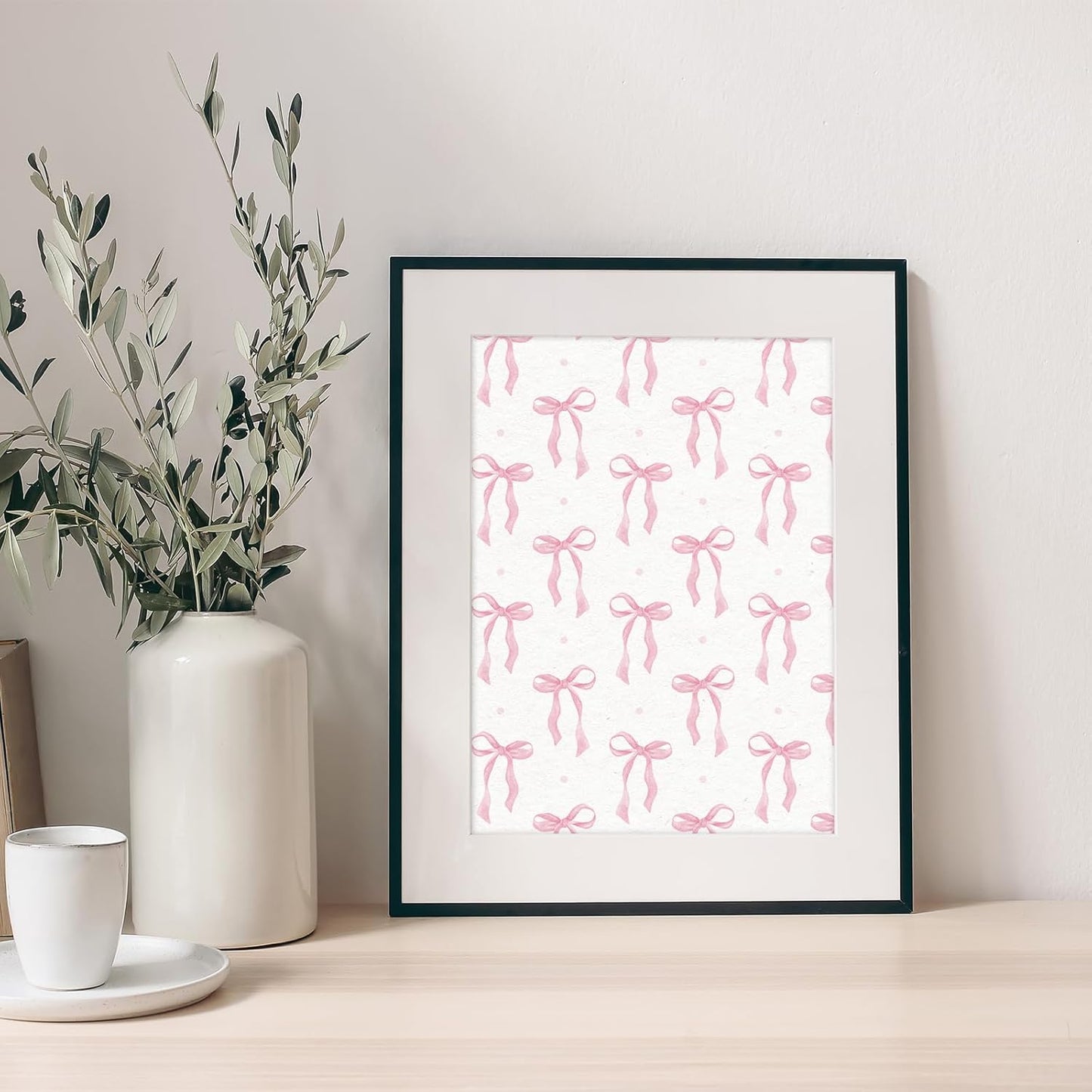Whaline 24 Sheets 6 x 6 Inch Pink Bow Floral Pattern Paper Chinoiserie Scrapbook Specialty Paper Double Sided for DIY Crafts Card Making Photo Album Decor