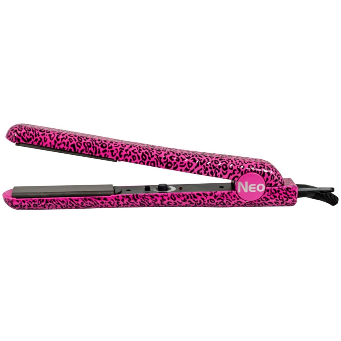 Pro 1 inch Floating Plates Hair Straightener Flat Iron with Temp Control (Pink Leopard)