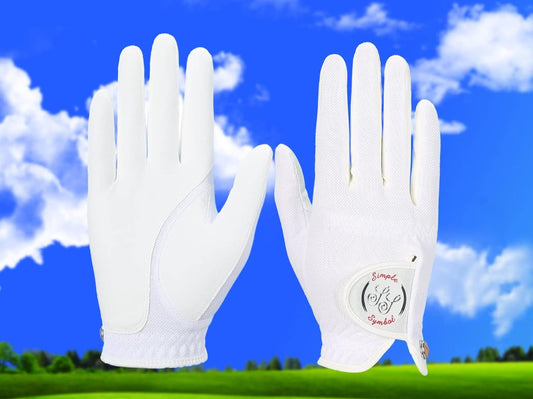Women's RainGrip Golf Glove Two Pack, Hot Wet Weather Comfort, Four Colors to Choose from Pink/Sky/White/Green