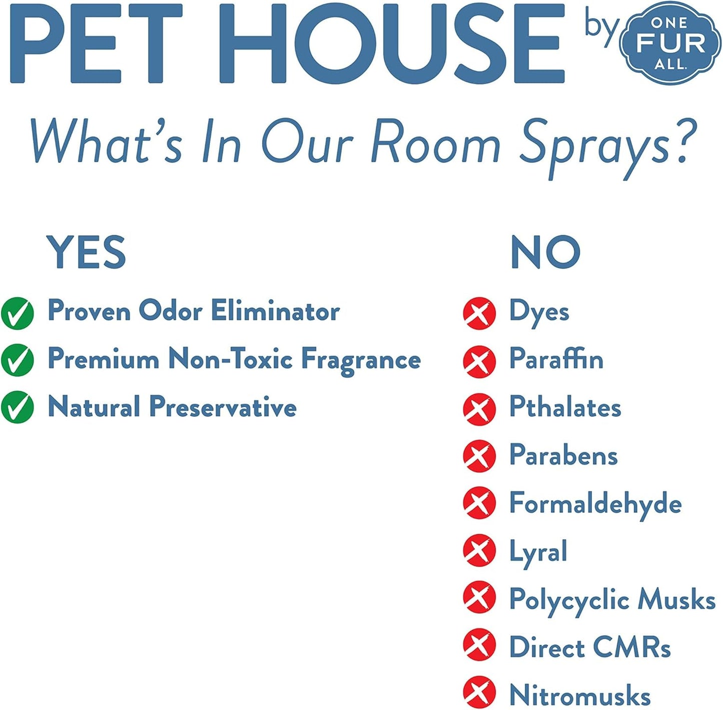 One Fur All Pet Air Freshener 4 OZ Concentrated Room Spray for Pet Odor, Mango Peach, Pack of 1