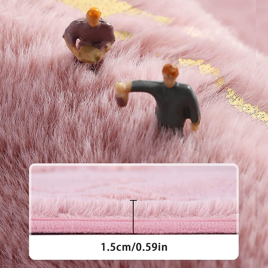 Set of 2 Marble Bathroom Rugs Nonslip Pink Bathroom Mats Ultra Soft Washable Bath Mats for Bathroom Floor Mats Carpet Water Absorbent Shower Rug Decoration for Kitchen Bedroom Living Room